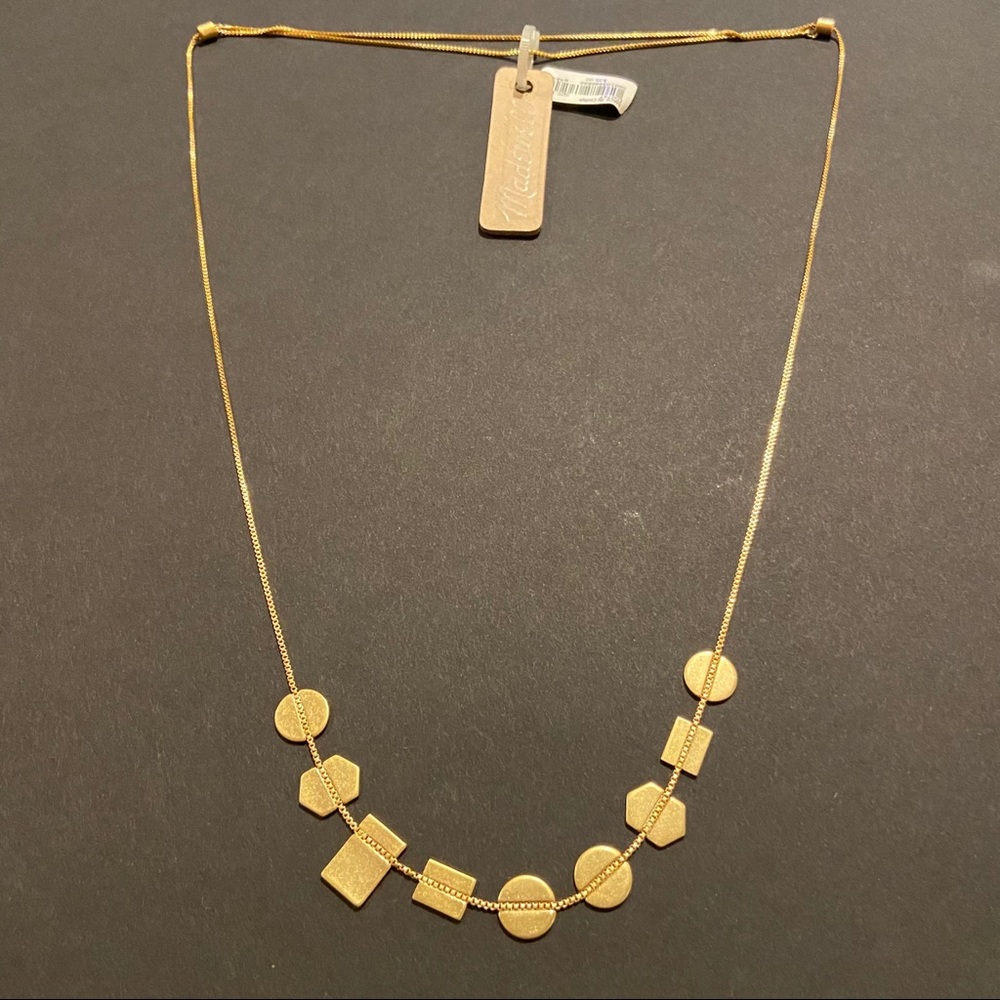MADEWELL gold-plated Holding Pattern necklace
